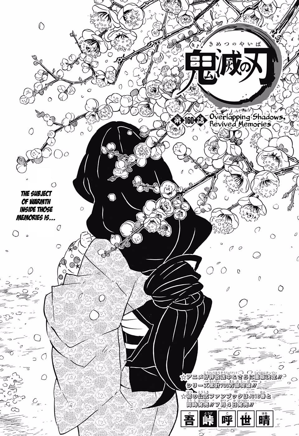 Demon Slayer, chapter 160