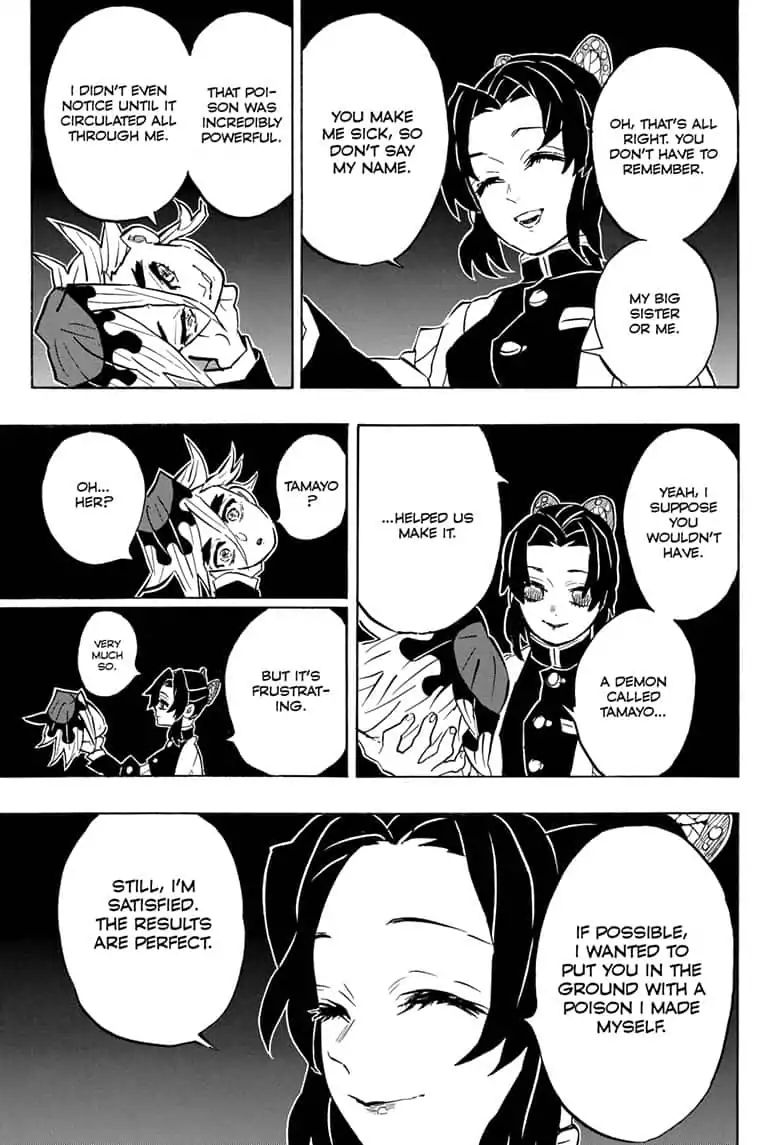 Demon Slayer, chapter 163