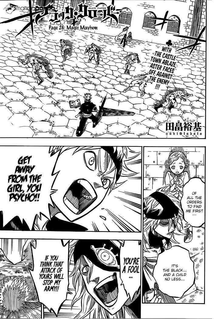 Black Clover, Chapter 26