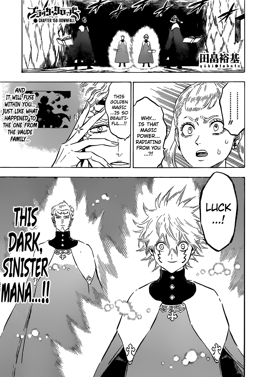 Black Clover, Chapter 150