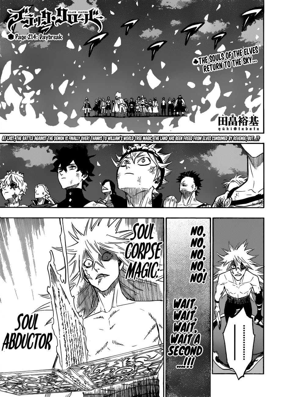 Black Clover, Chapter 214