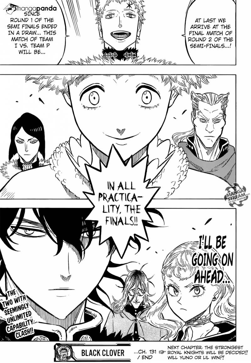 Black Clover, Chapter 131