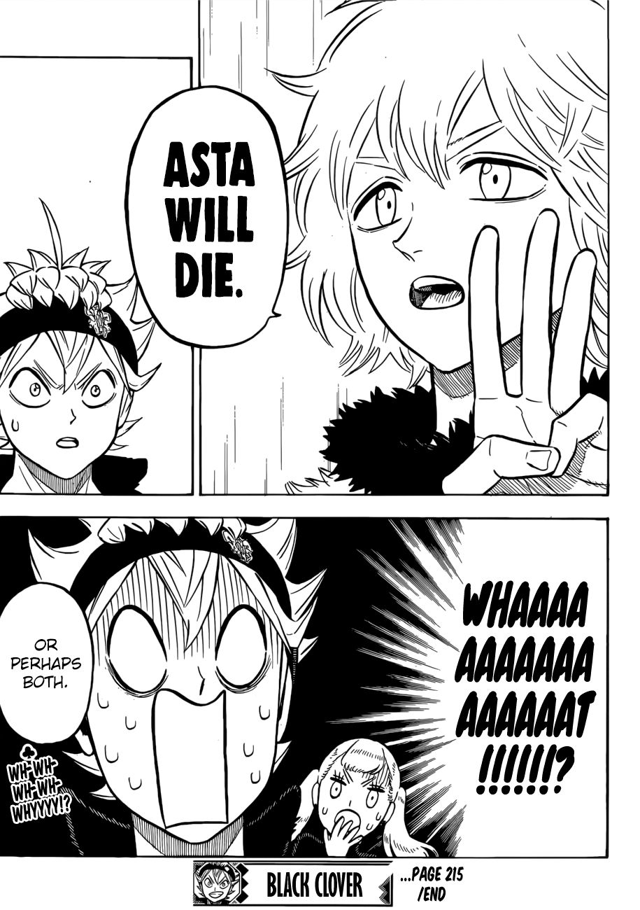 Black Clover, Chapter 215