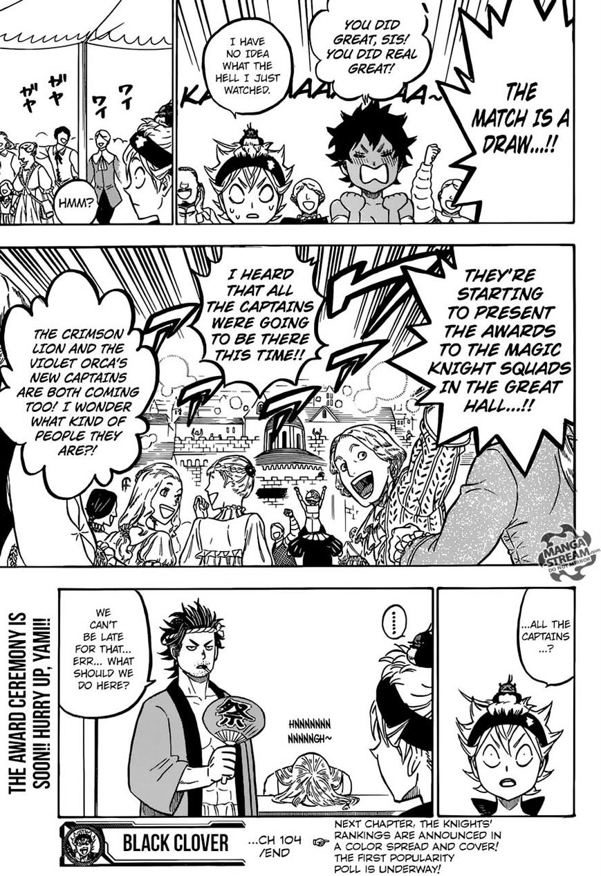 Black Clover, Chapter 104