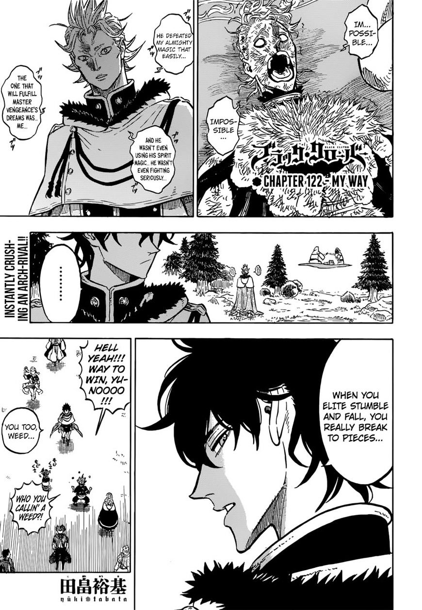 Black Clover, Chapter 122