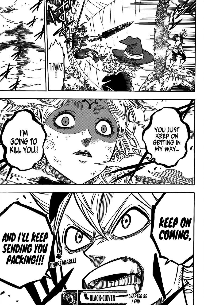 Black Clover, Chapter 85