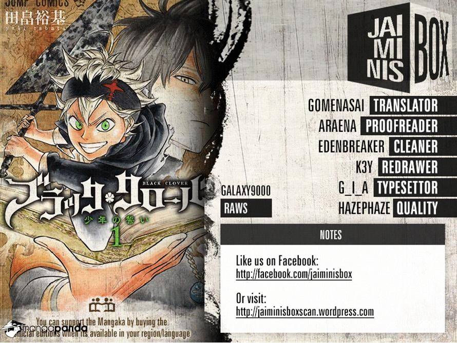 Black Clover, Chapter 21