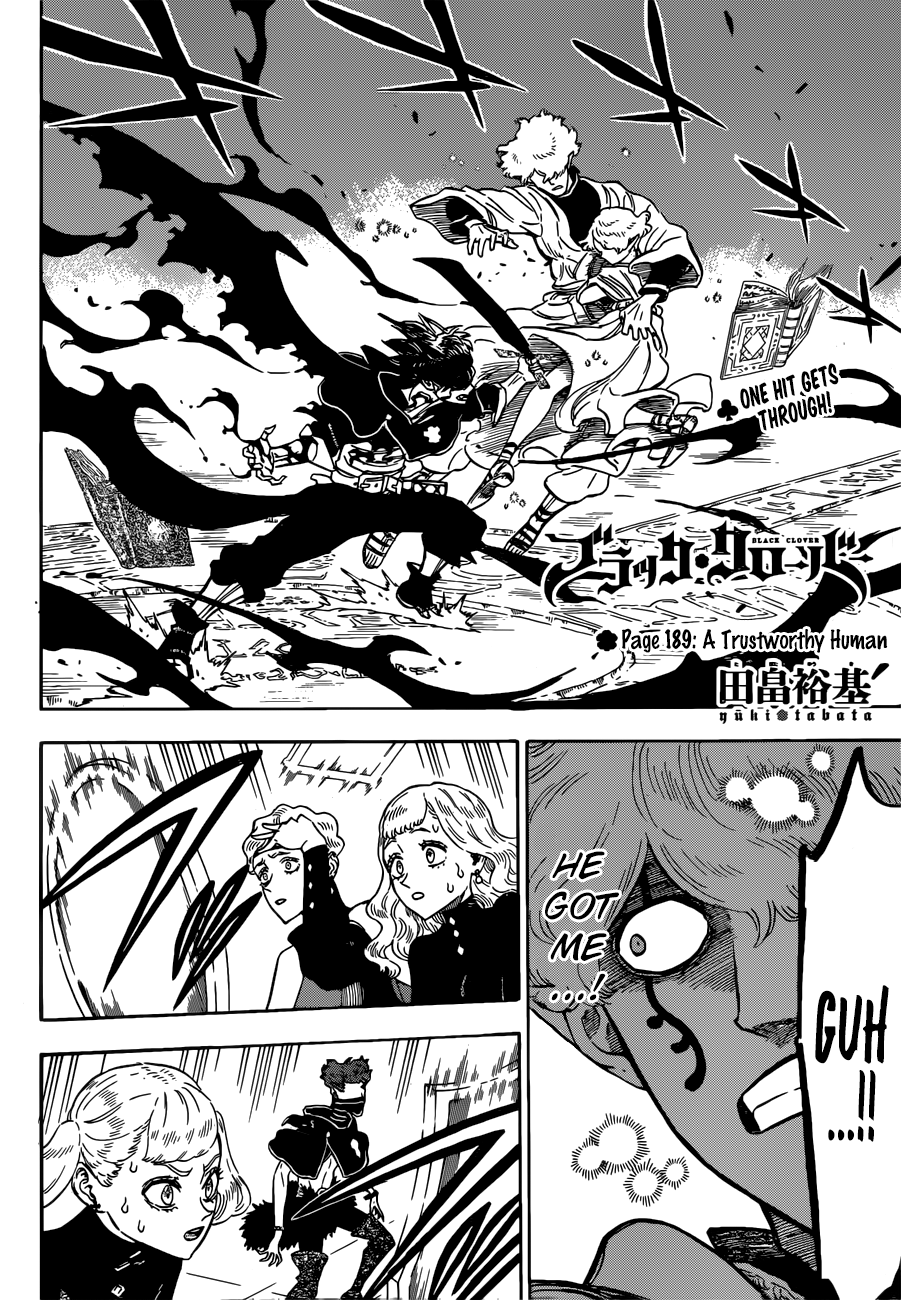 Black Clover, Chapter 189