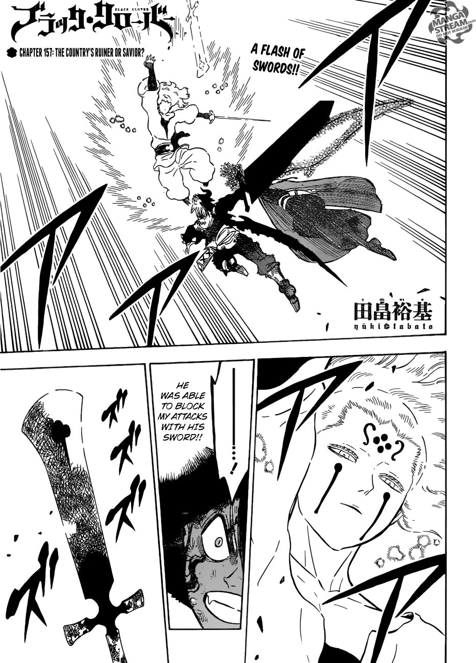 Black Clover, Chapter 157