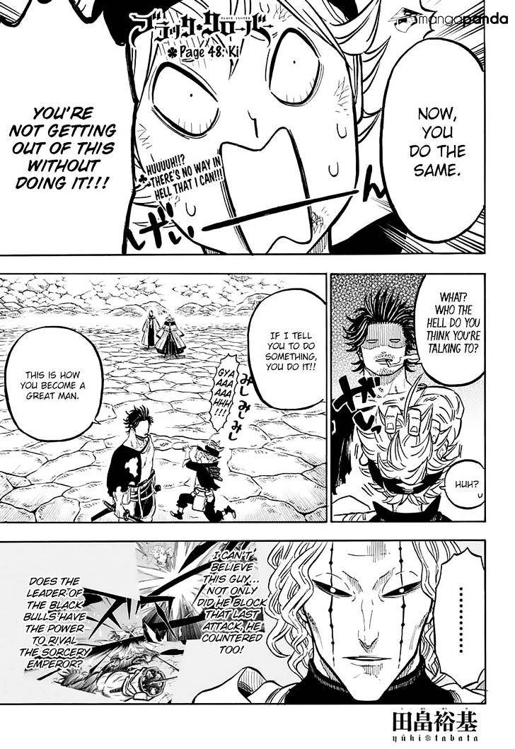 Black Clover, Chapter 48