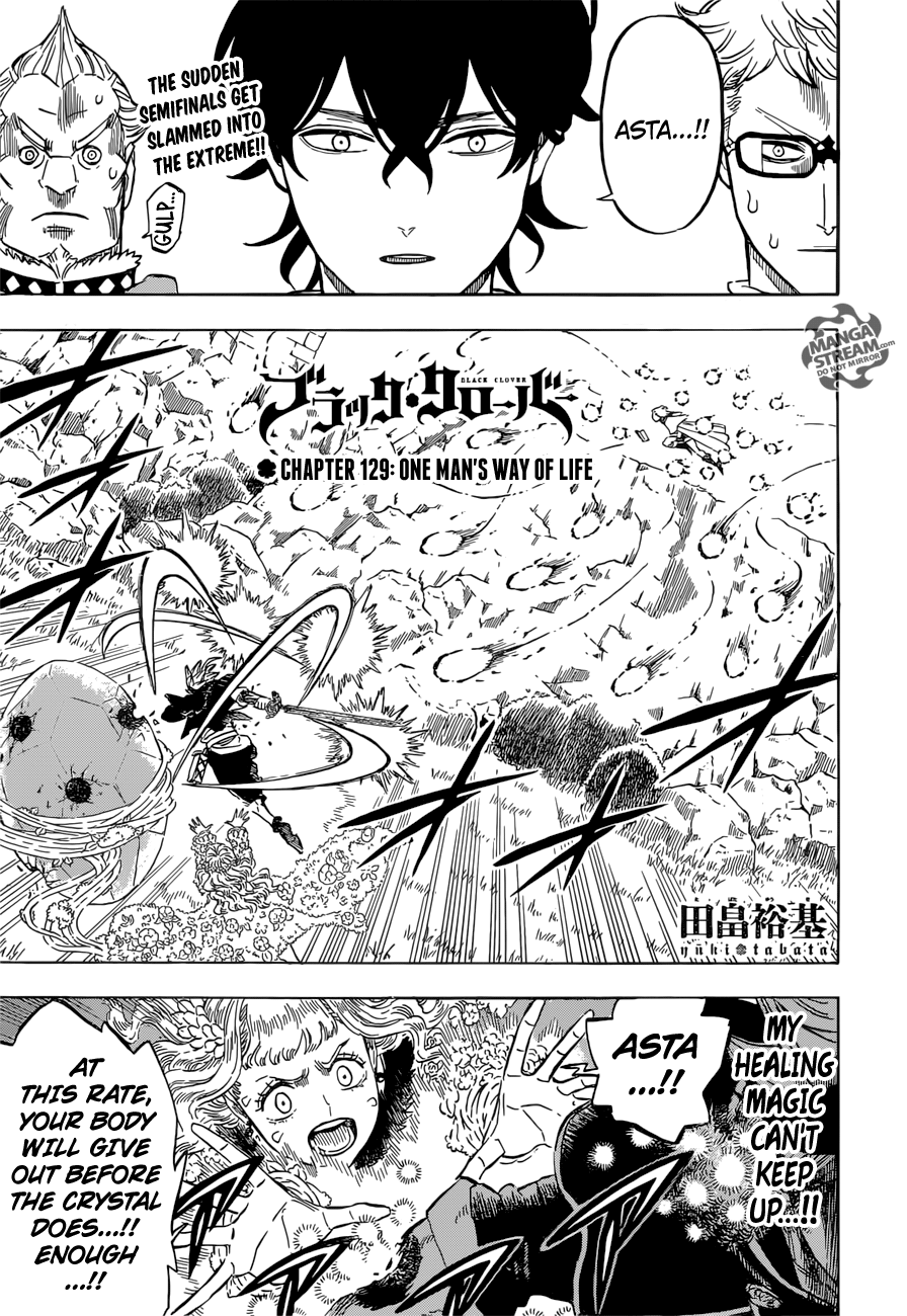 Black Clover, Chapter 129