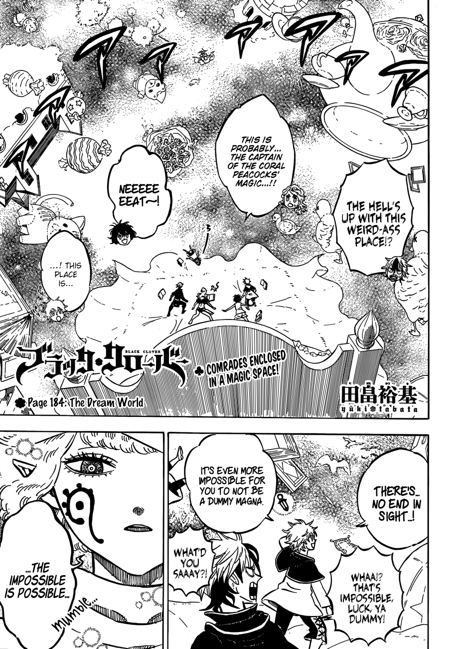 Black Clover, Chapter 184