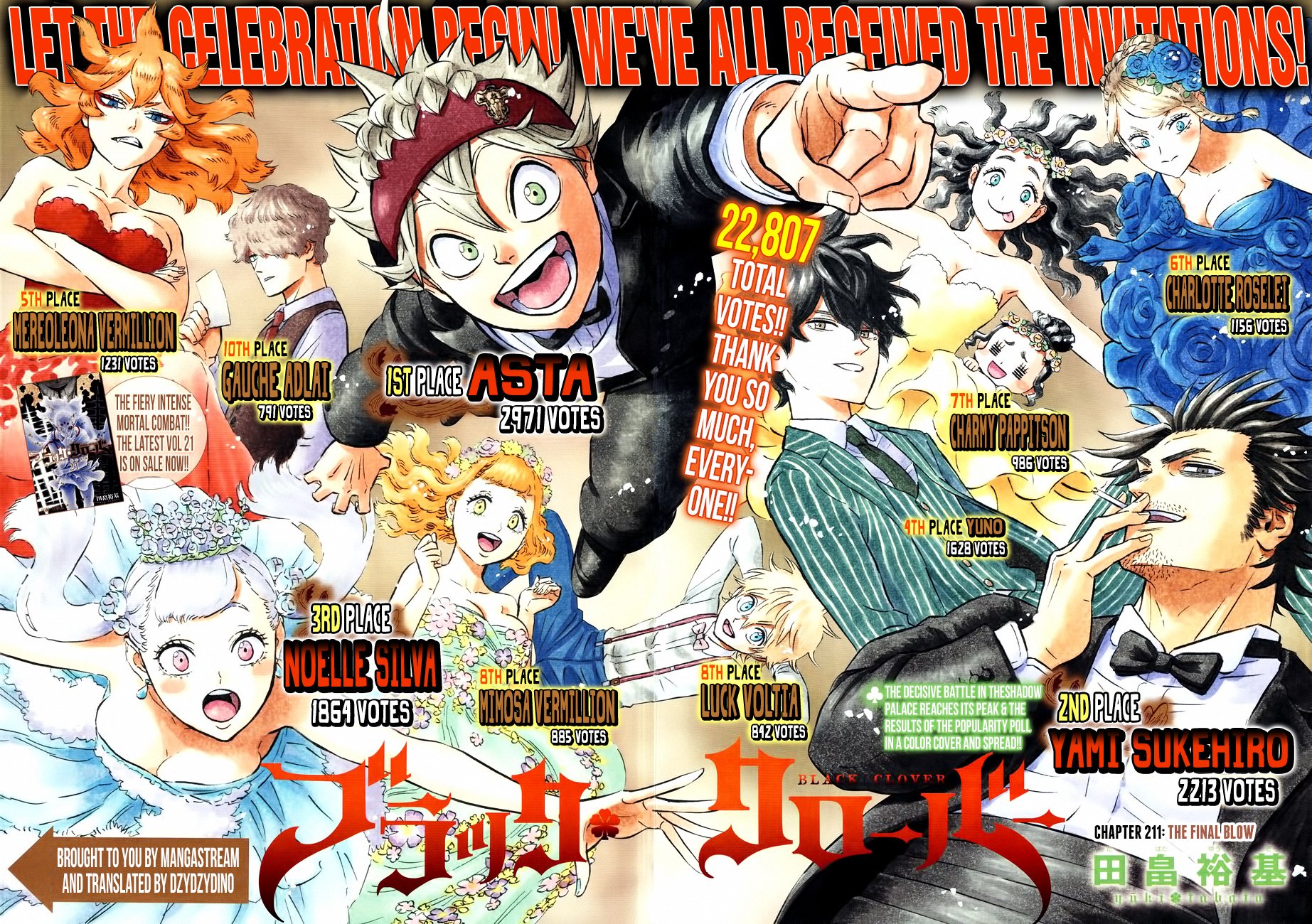 Black Clover, Chapter 211