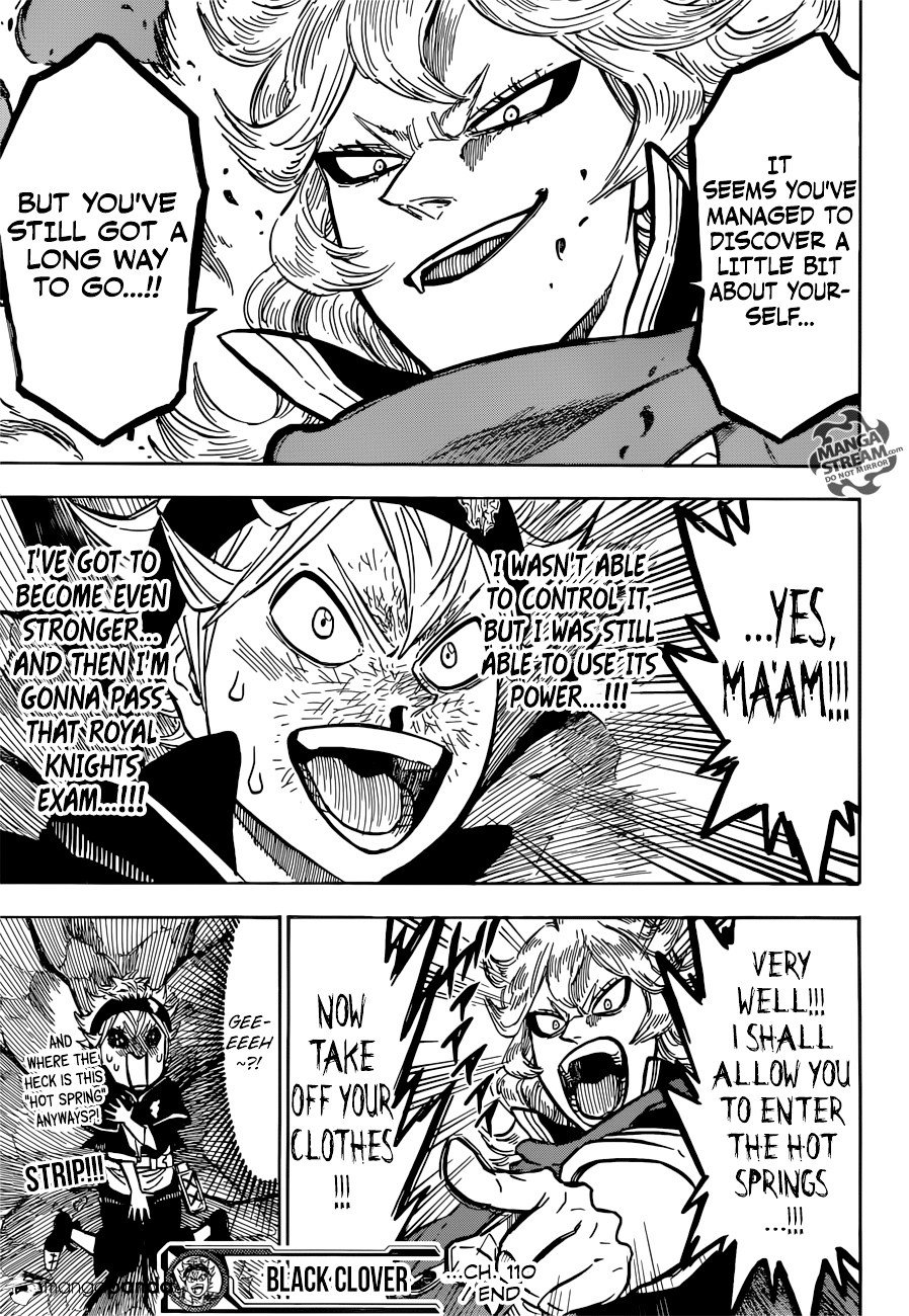 Black Clover, Chapter 110