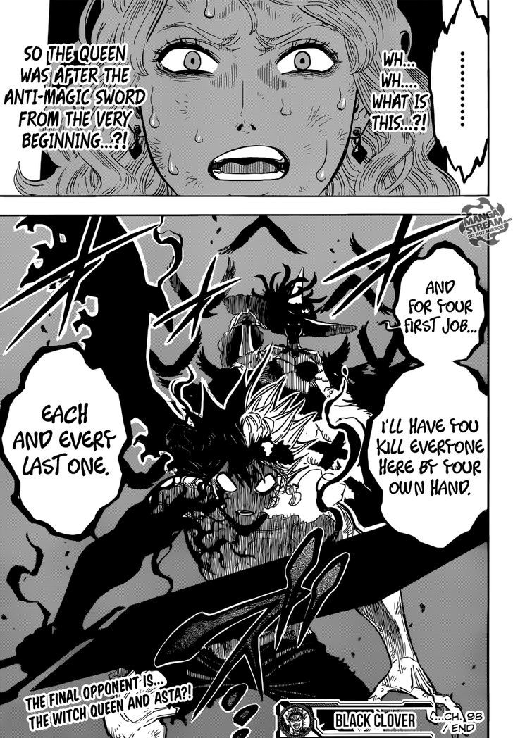 Black Clover, Chapter 98