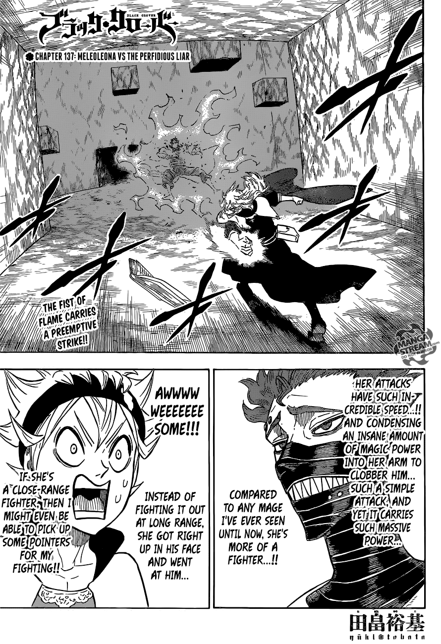 Black Clover, Chapter 137