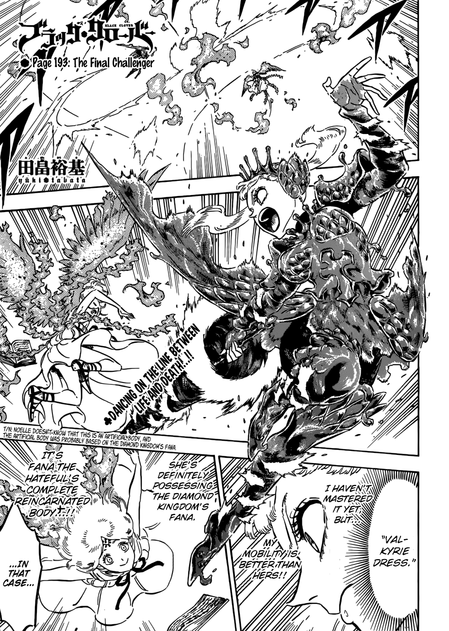 Black Clover, Chapter 193