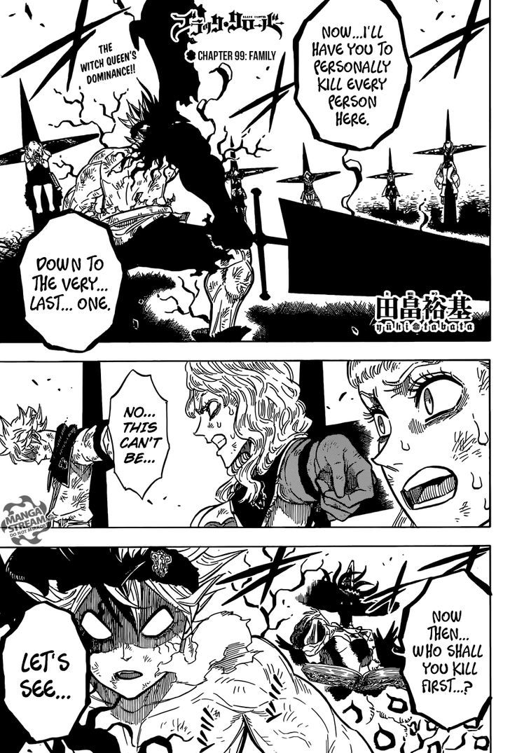 Black Clover, Chapter 99