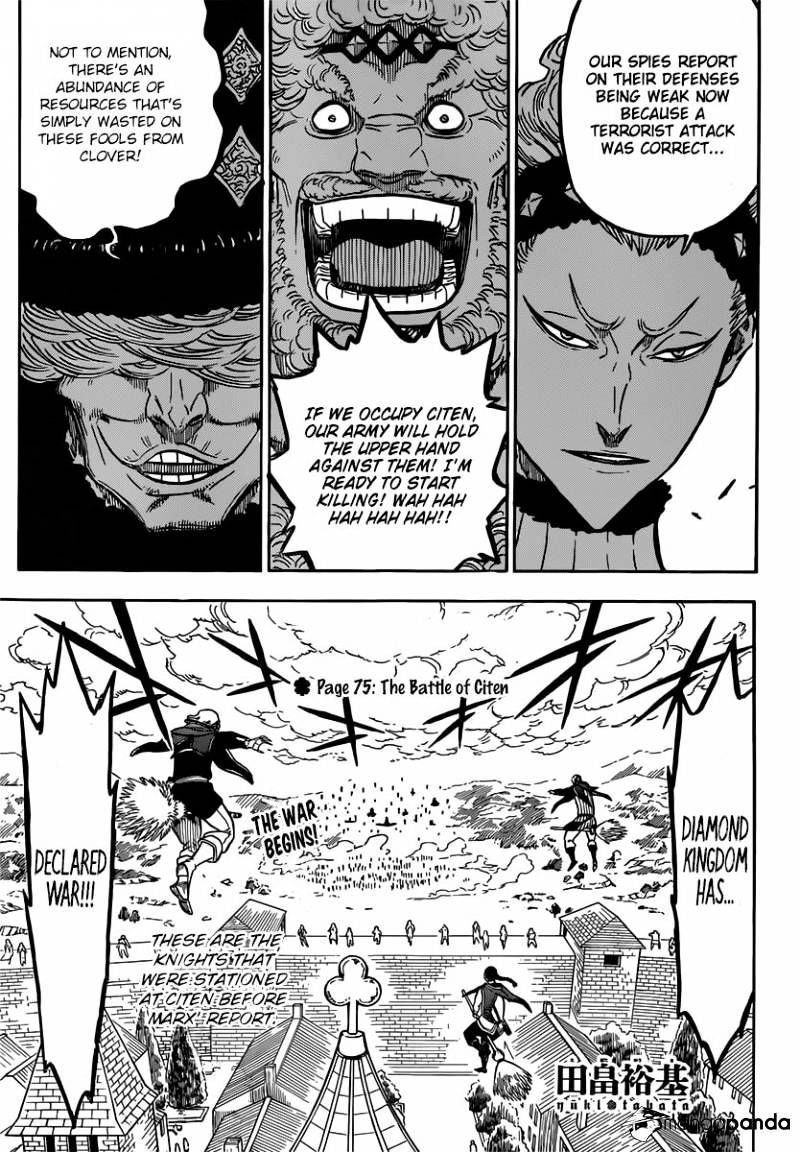 Black Clover, Chapter 75