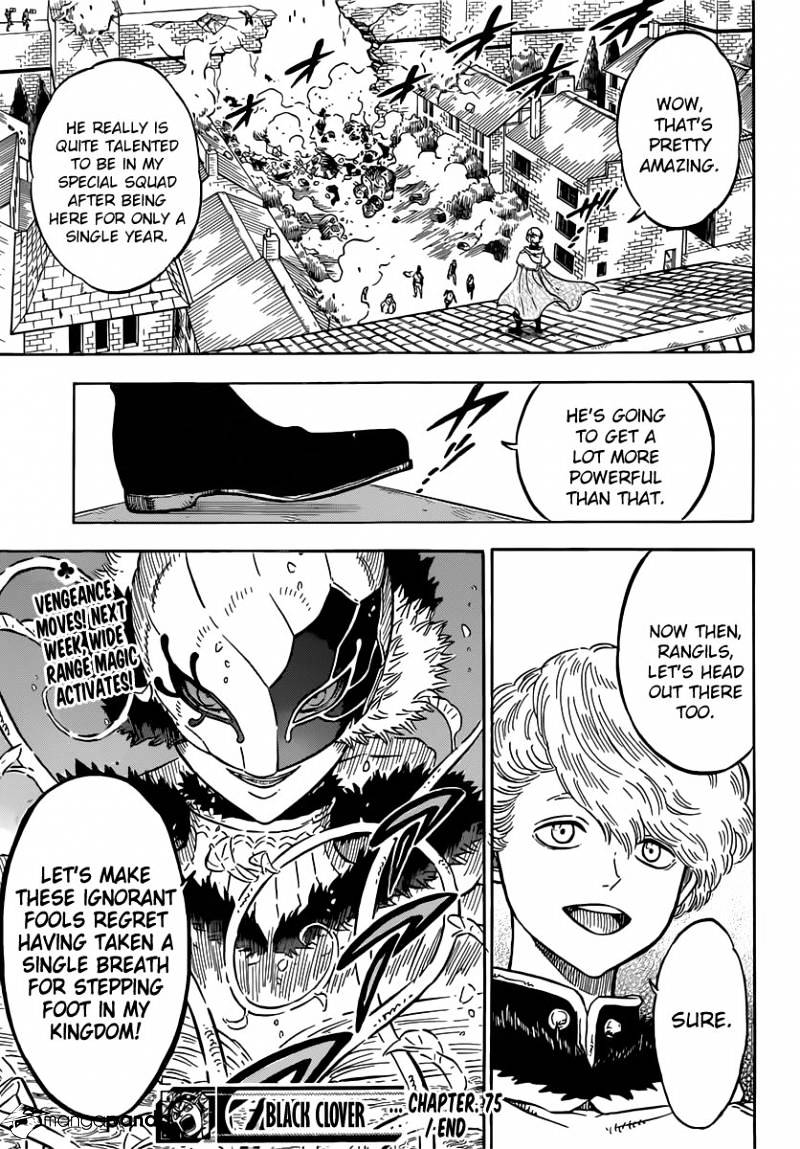 Black Clover, Chapter 75