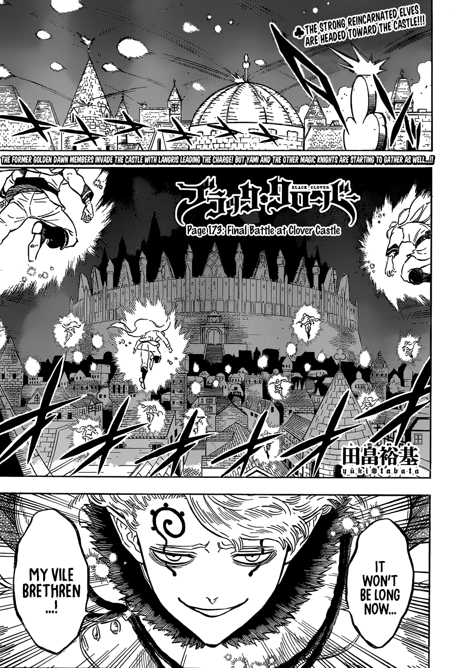 Black Clover, Chapter 173