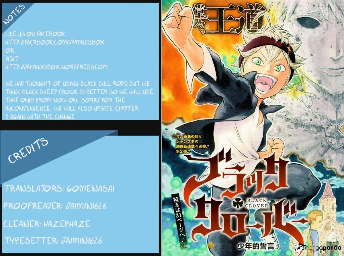 Black Clover, Chapter 6