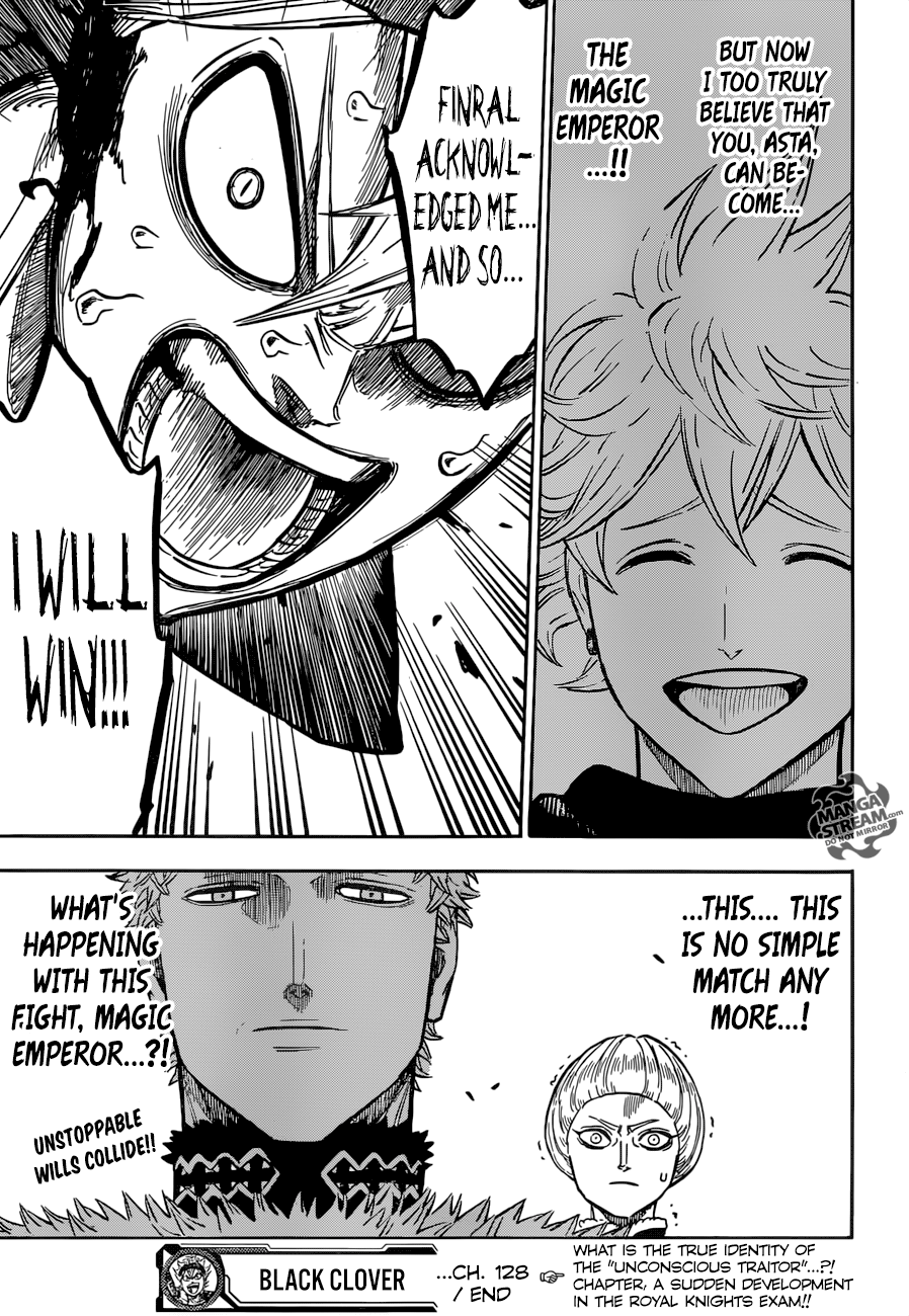 Black Clover, Chapter 128