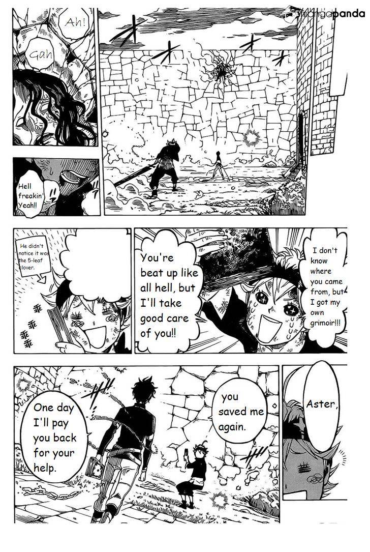 Black Clover, Chapter 1