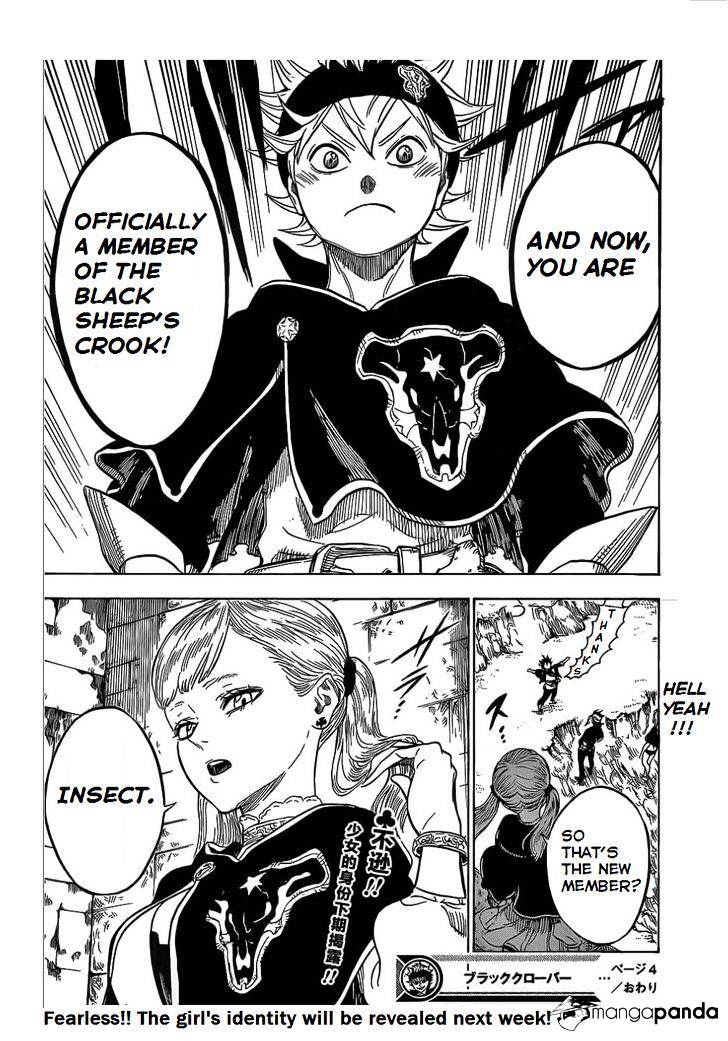 Black Clover, Chapter 4