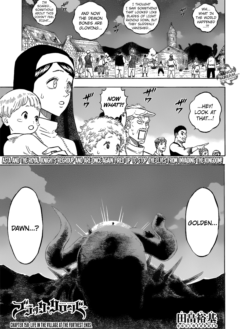 Black Clover, Chapter 158