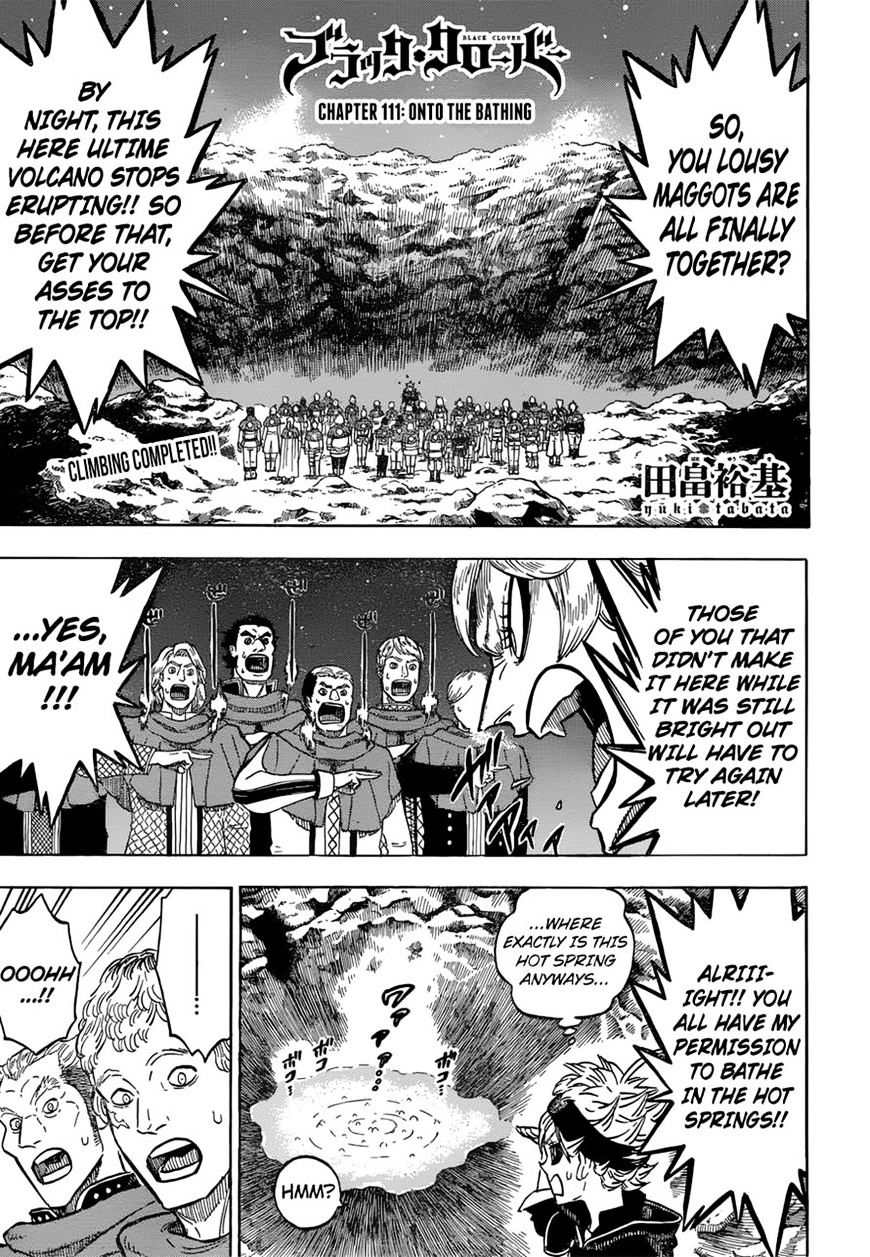 Black Clover, Chapter 111