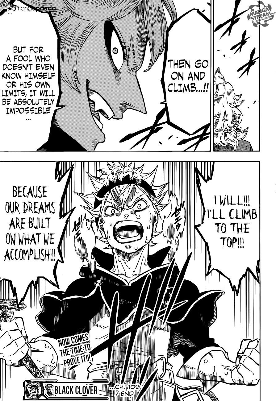 Black Clover, Chapter 109