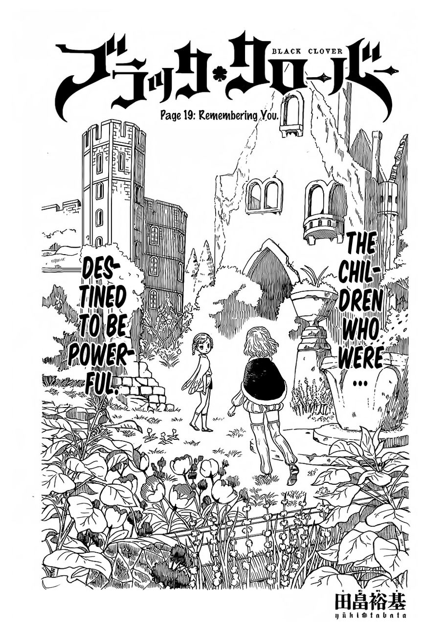 Black Clover, Chapter 19