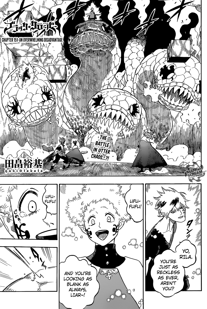 Black Clover, Chapter 151