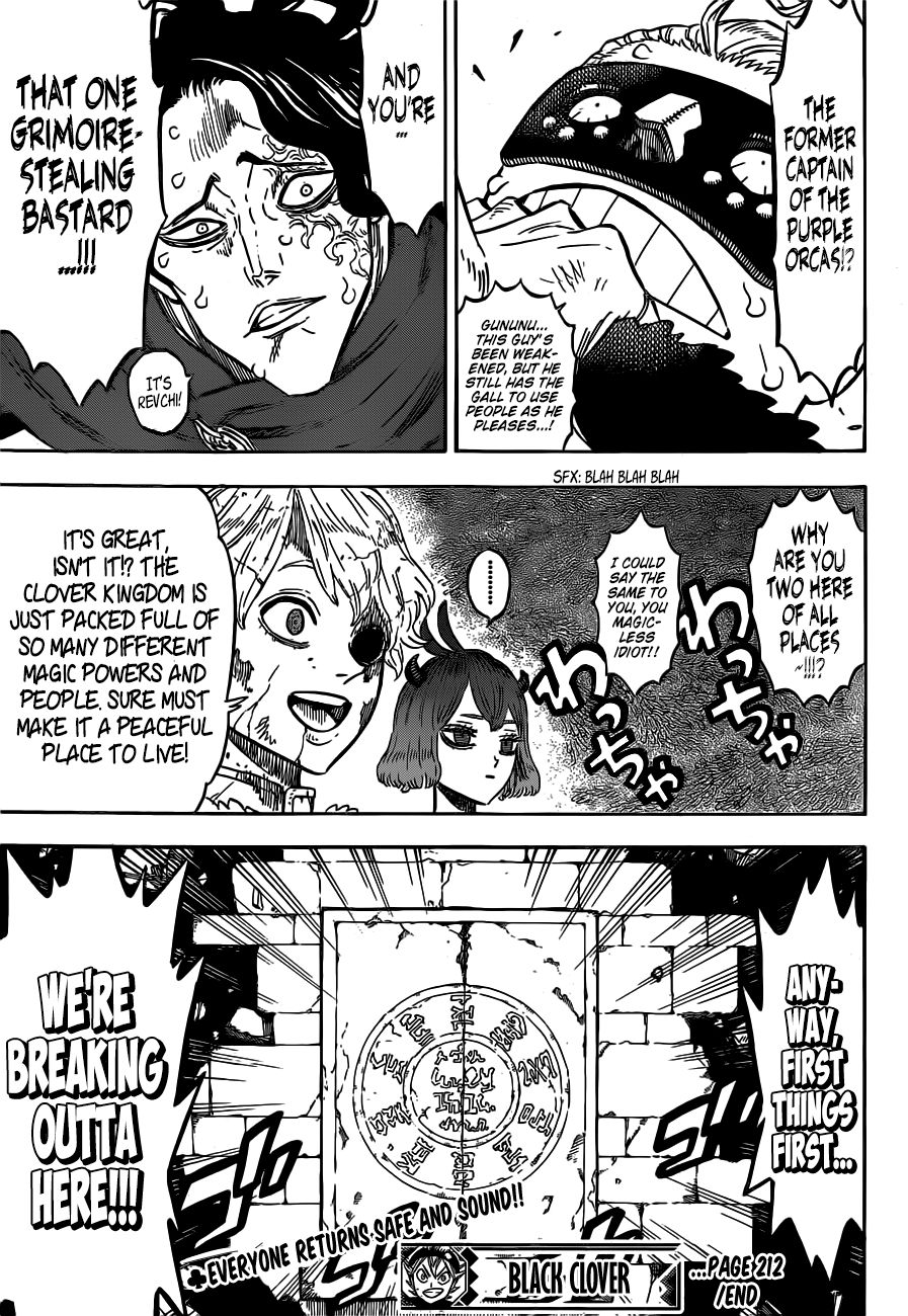 Black Clover, Chapter 212