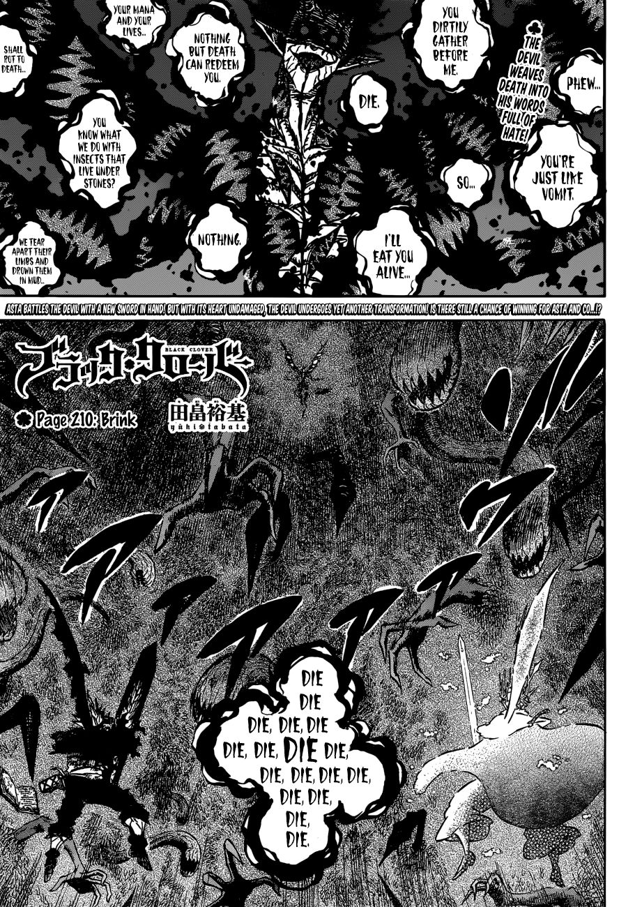 Black Clover, Chapter 210