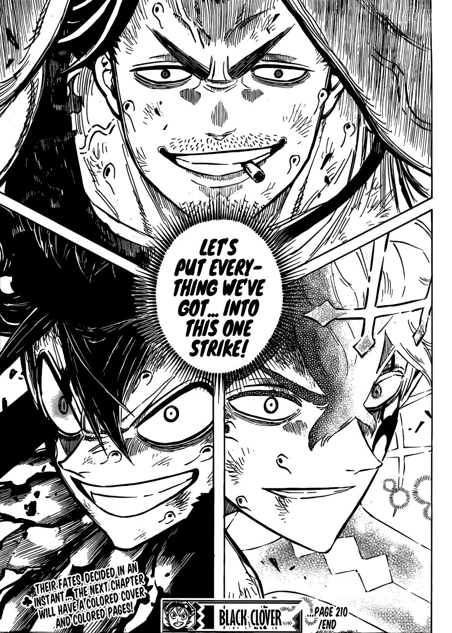 Black Clover, Chapter 210