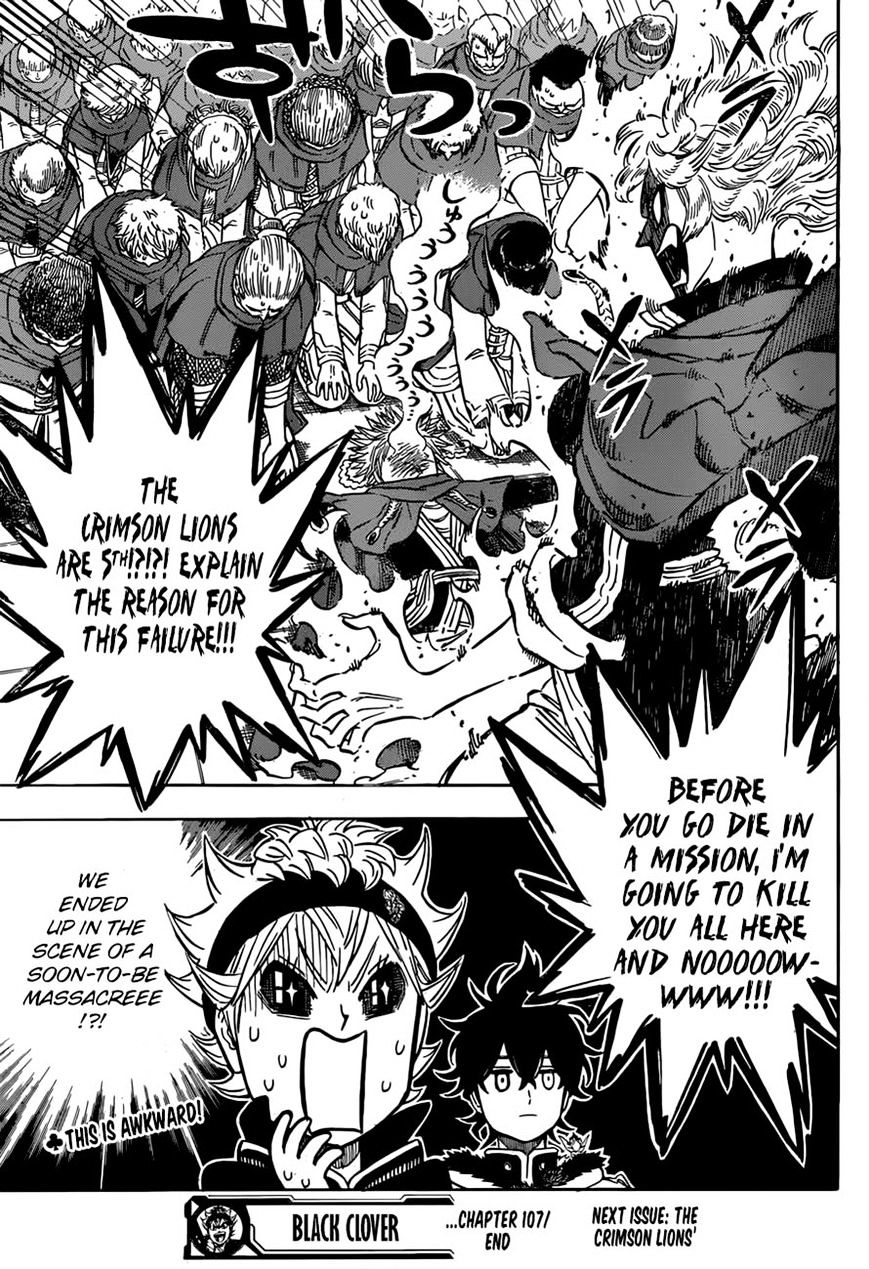 Black Clover, Chapter 107