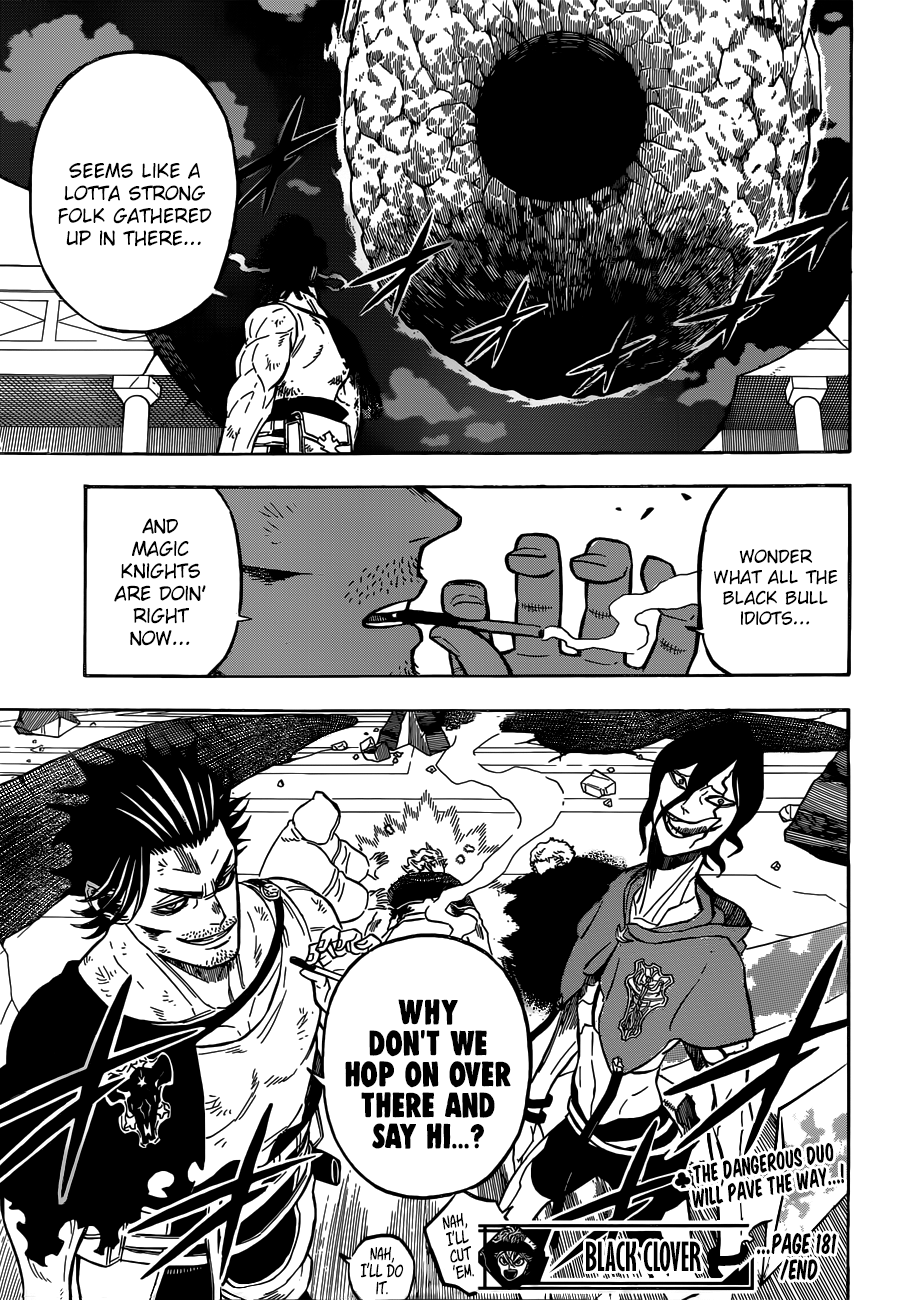 Black Clover, Chapter 181