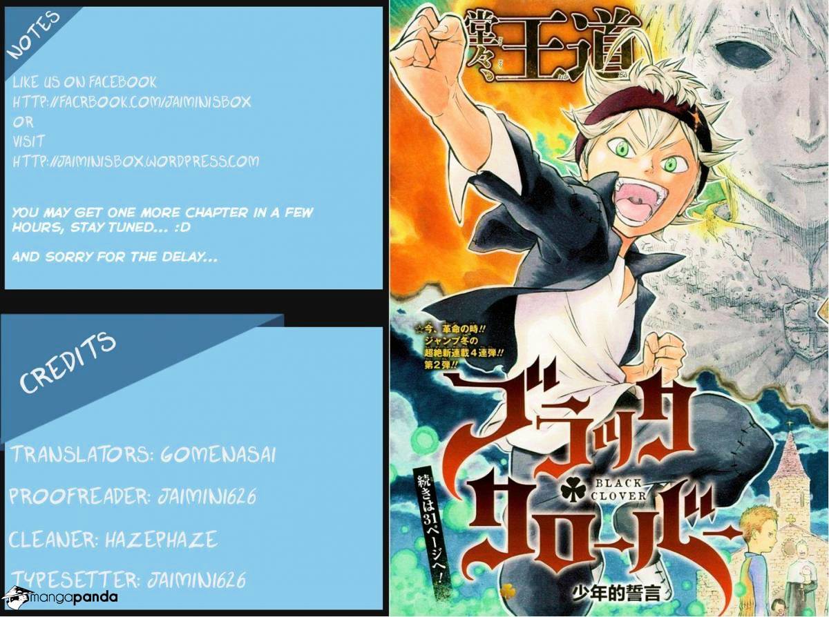 Black Clover, Chapter 7