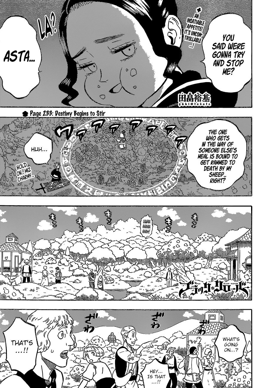 Black Clover, Chapter 233