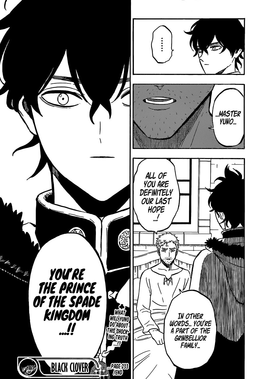 Black Clover, Chapter 233