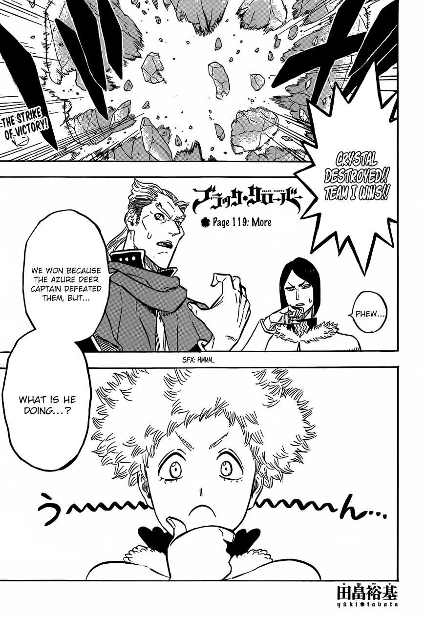 Black Clover, Chapter 119