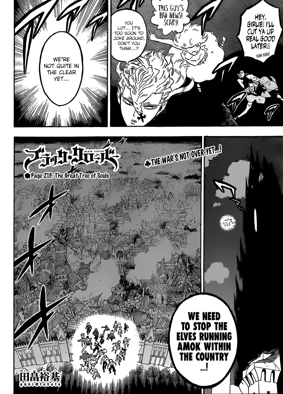 Black Clover, Chapter 213