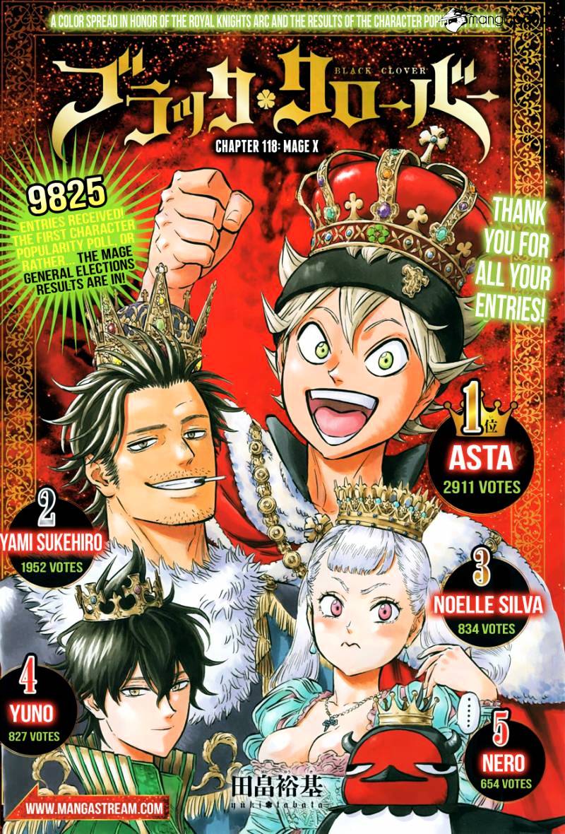 Black Clover, Chapter 118