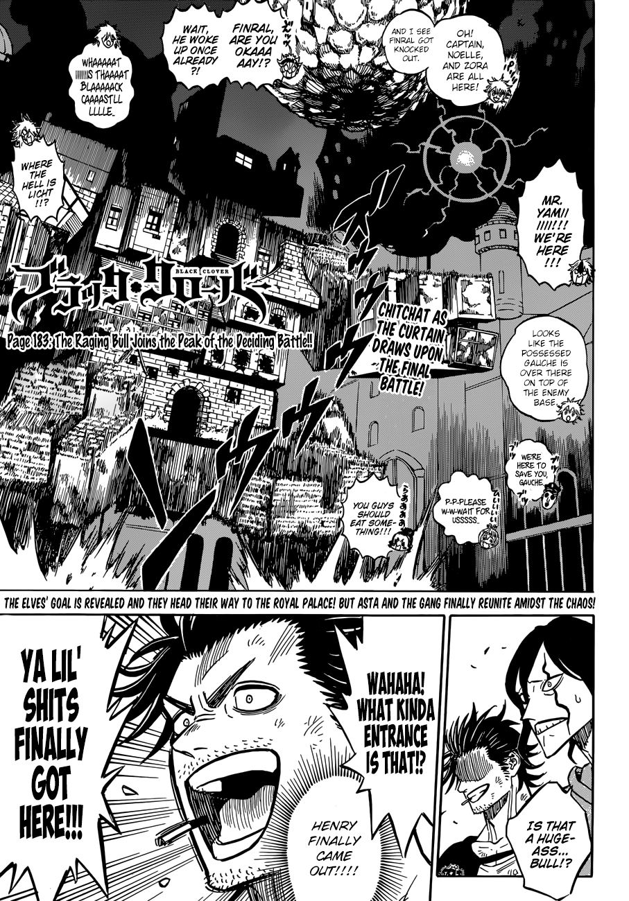 Black Clover, Chapter 183