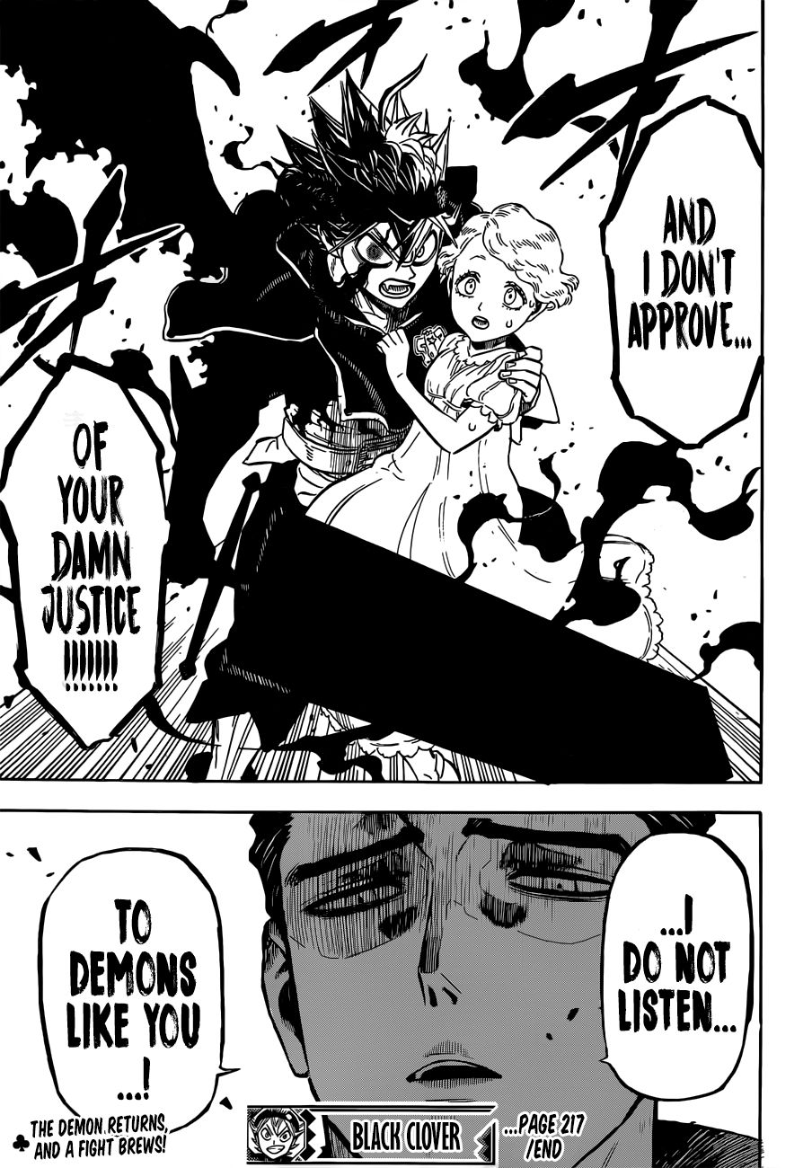 Black Clover, Chapter 217