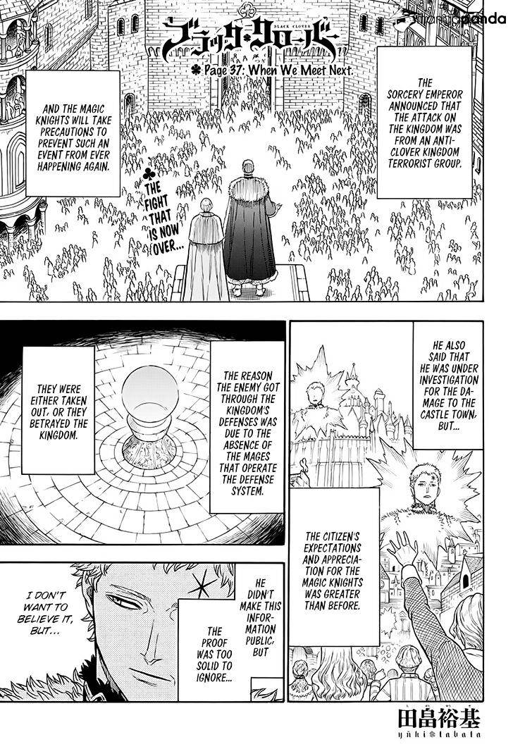 Black Clover, Chapter 37