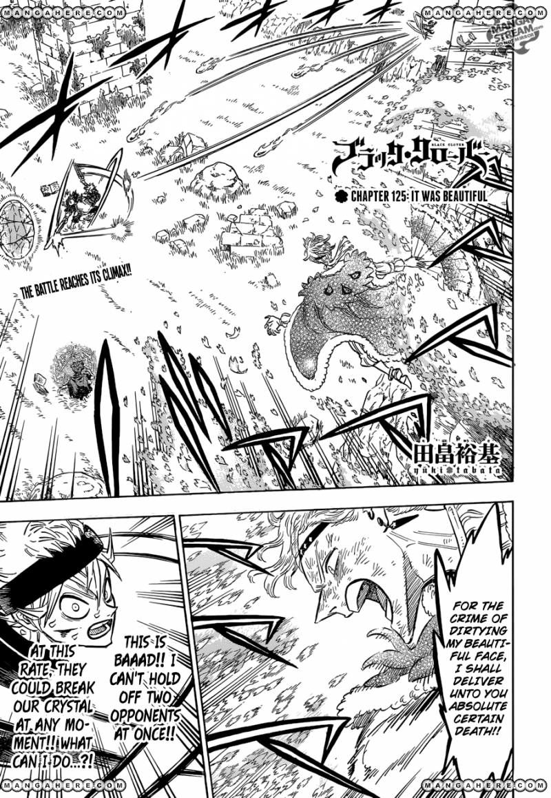 Black Clover, Chapter 125