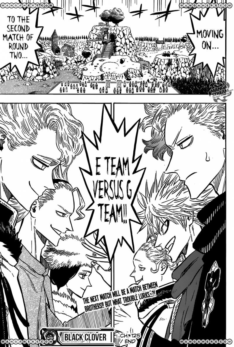 Black Clover, Chapter 125